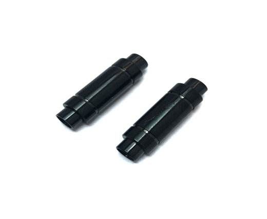 Stainless Steel Magnetic Clasp,Black,MGST-12 4mm