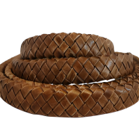 Oval Braided Leather Cords