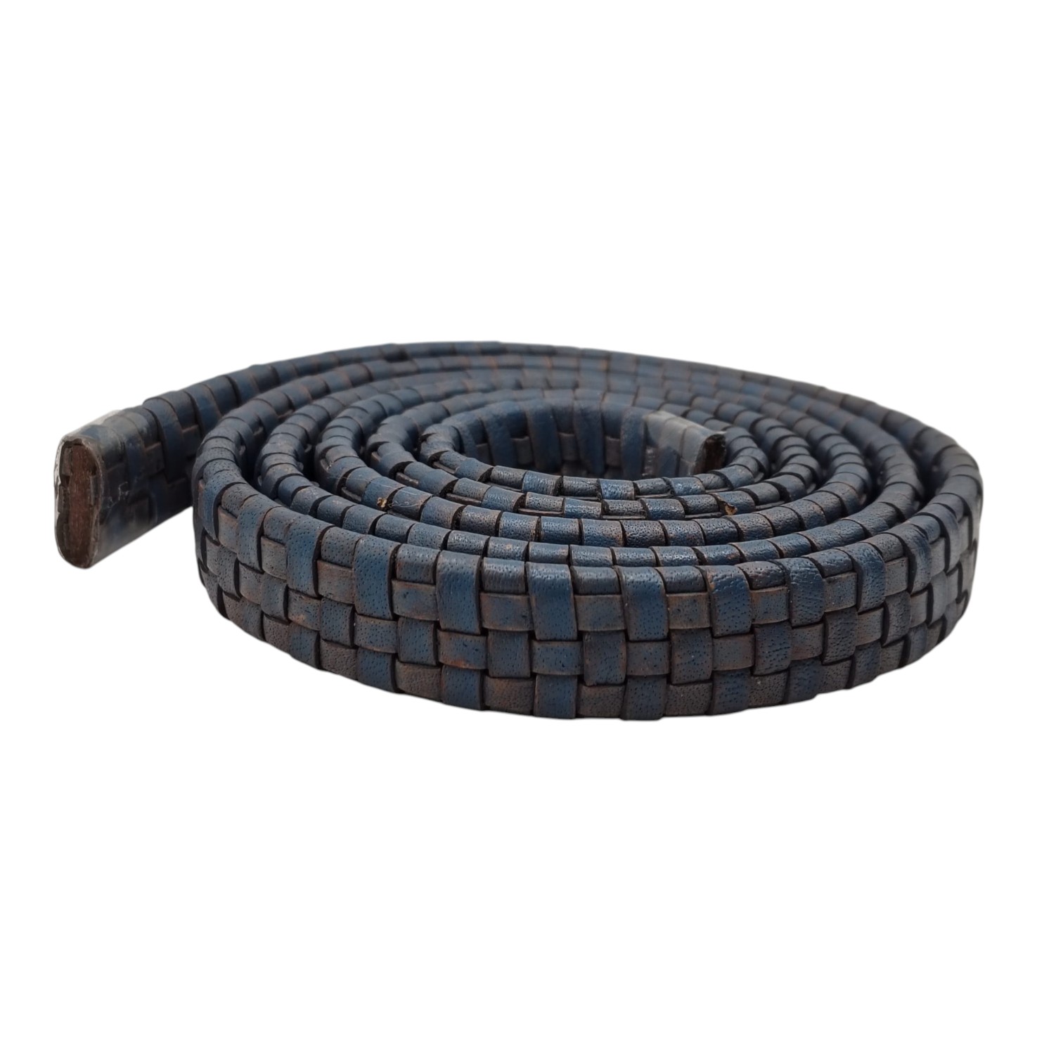 Oval Braided Carpet Style-15*4.5mm-Opal Blue