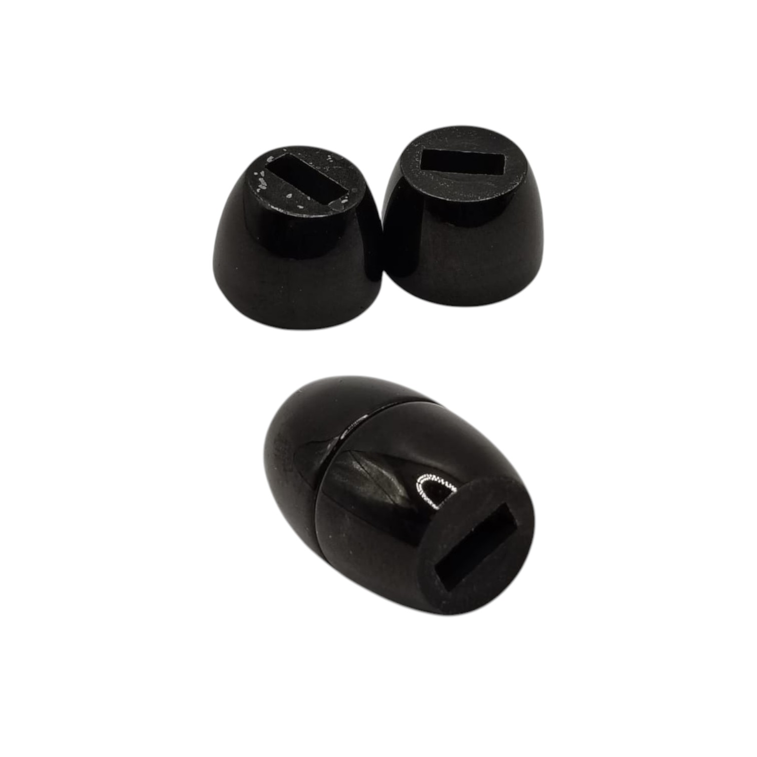 Stainless Steel Magnetic Clasp: MGST-44 5.2*2.3mm (Black)