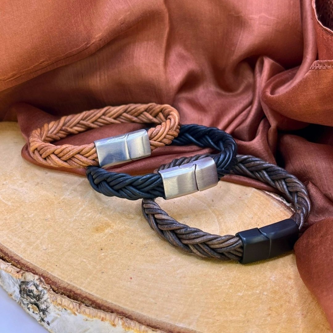 Ibiza Braided Leather Bracelet