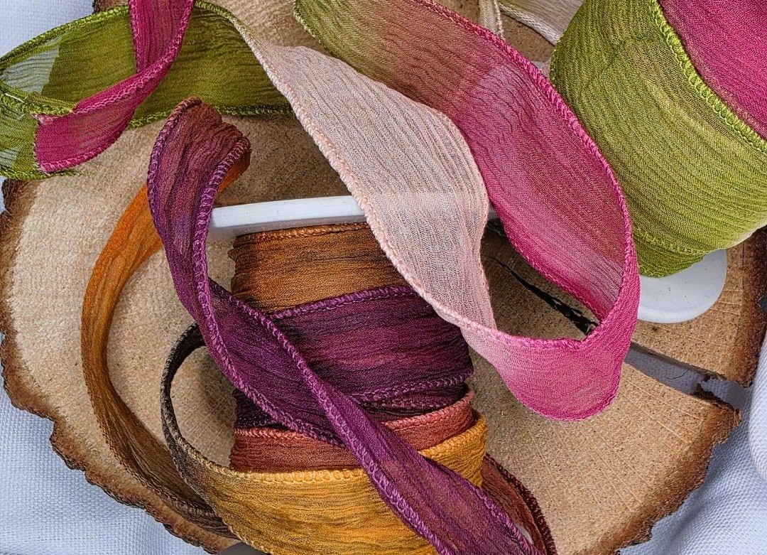 Silk Ribbons on Rolls
