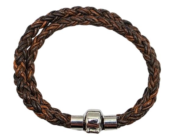 Hawaii Bolo Braided Leather Bracelet - Style 538