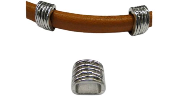 Zamak part for leather: CA-3712 10*7mm (Steel)