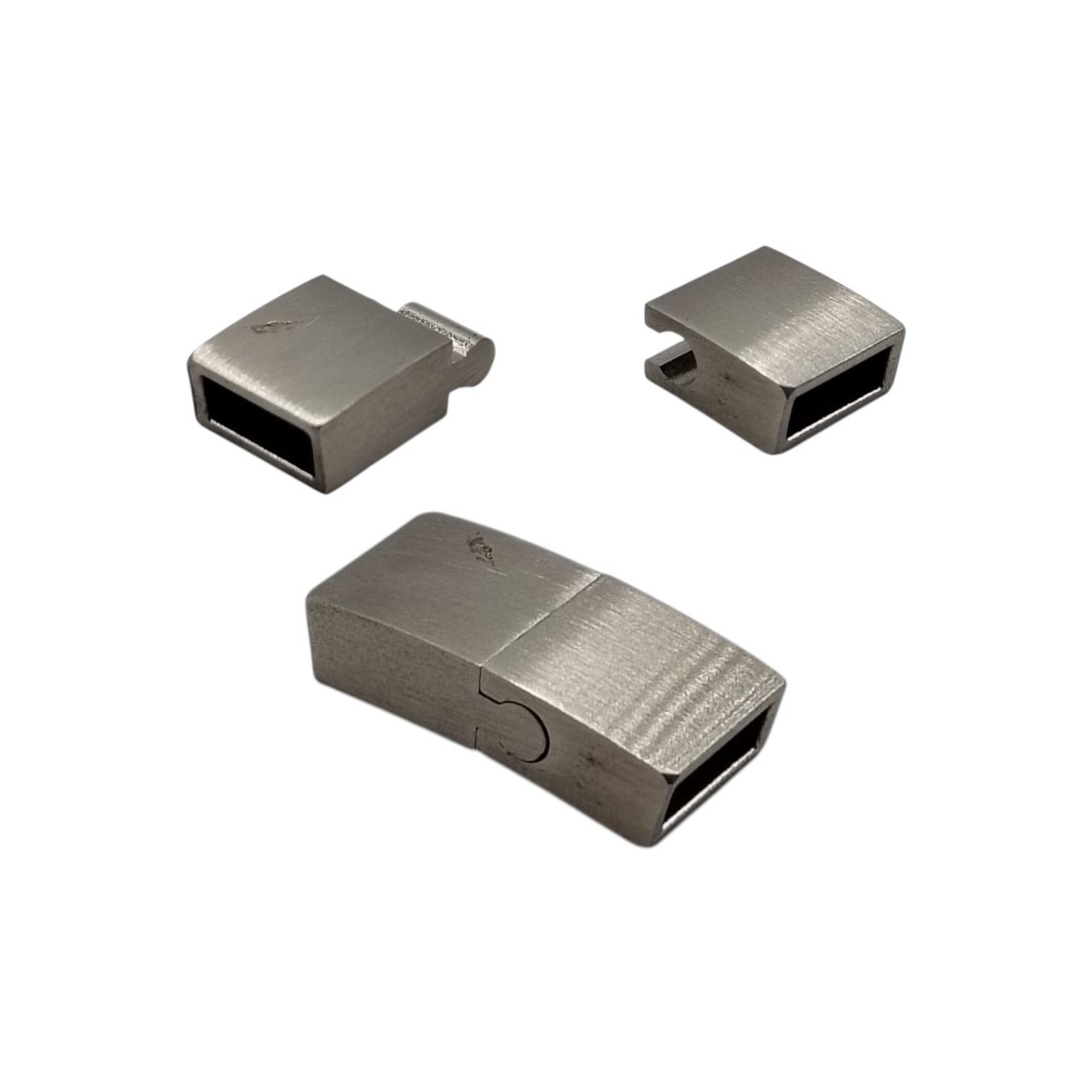 Stainless Steel Magnetic Clasp: MGST-256 8*3mm (Steel Matt)