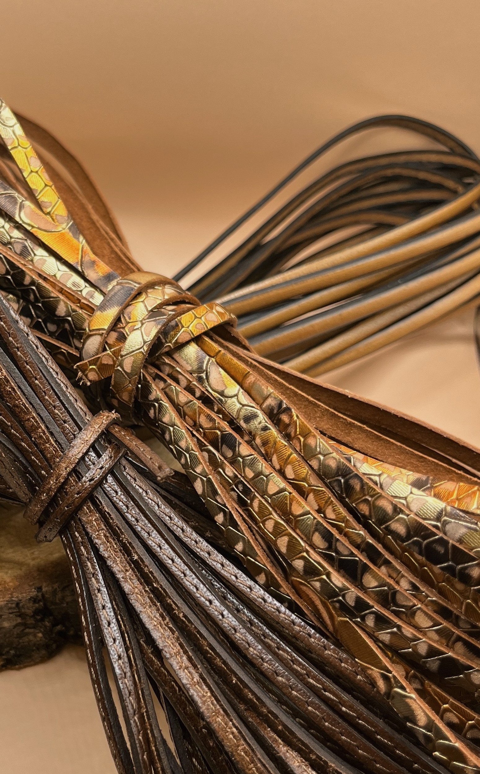 Italian Flat Leather Cords