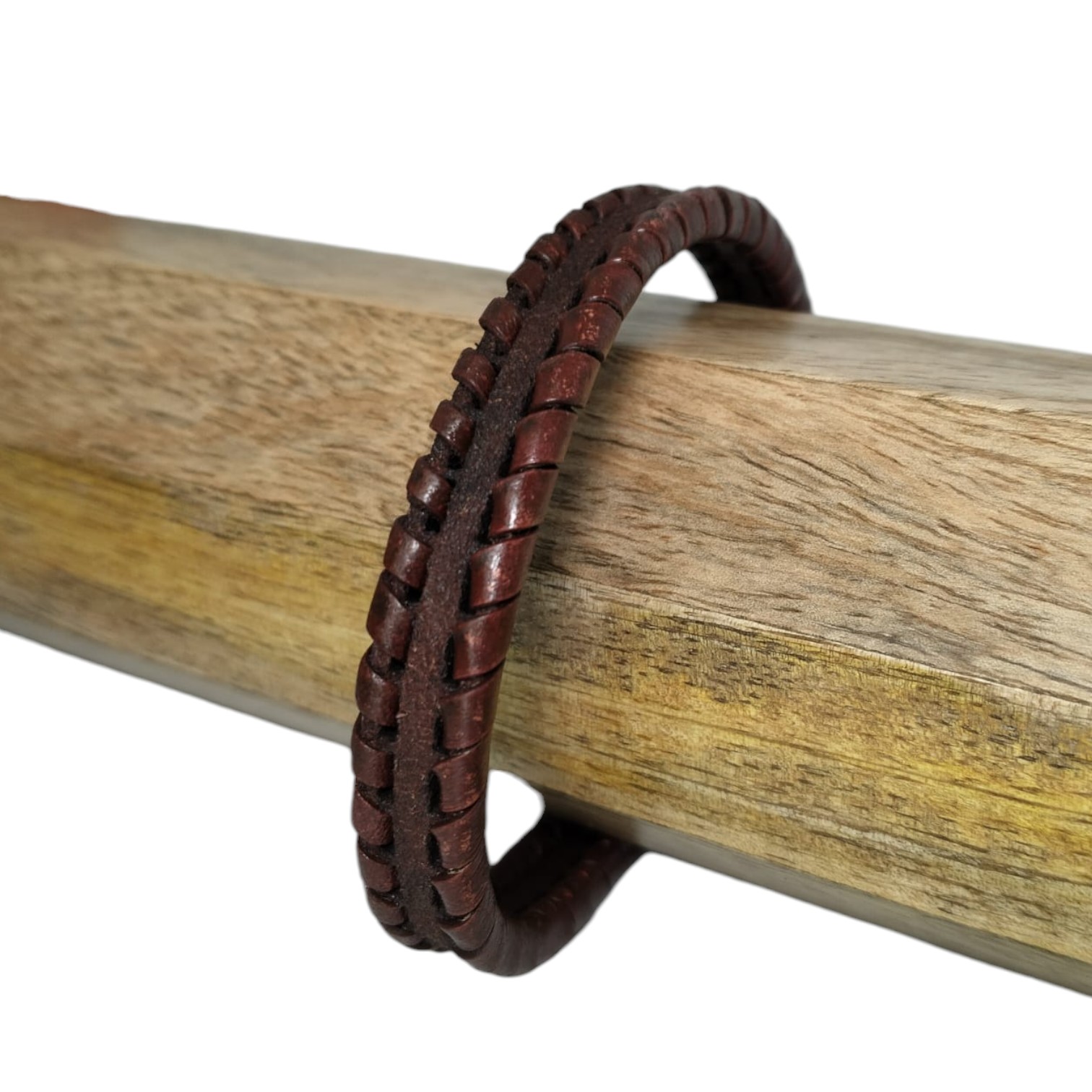 Bruges Braided Style-11X6mm-Cognac