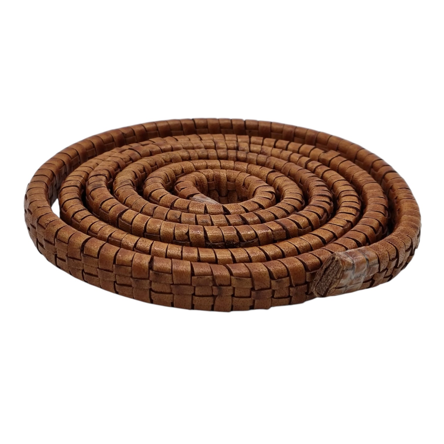 Oval Braided Carpet Style 11.2x6.3mm-Brown