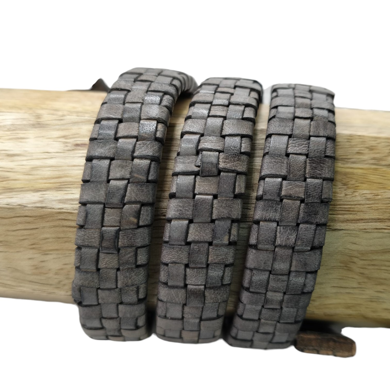 Oval Braided Carpet Style-15*4.5mm-Dark Grey