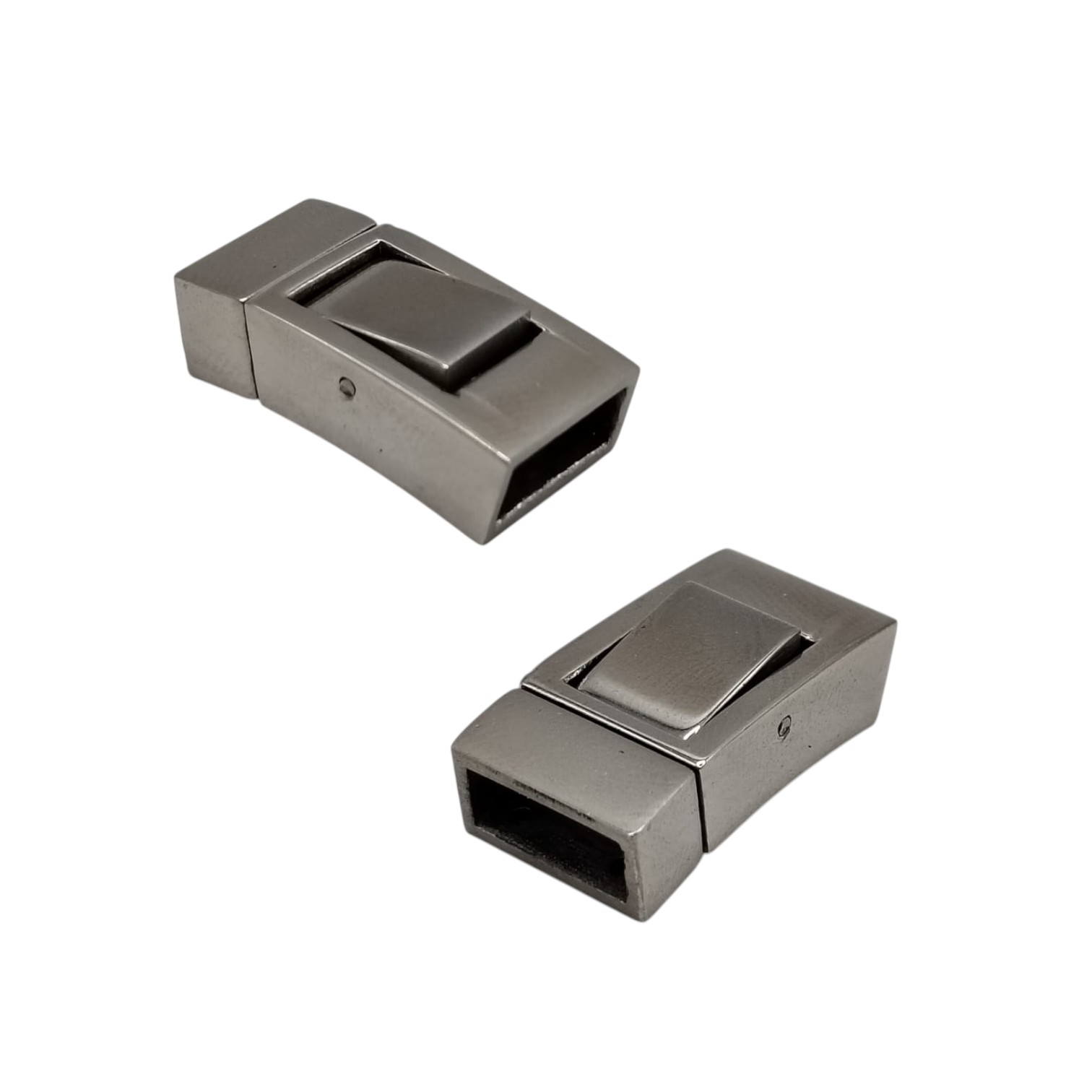 Stainless Steel Magnetic clasps - MGST-199-10*4mm-STEEL