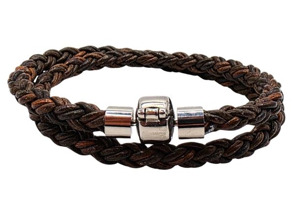Hawaii Bolo Braided Leather Bracelet - Style 538