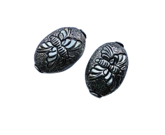 Silver Plated Beads - Design number 10143