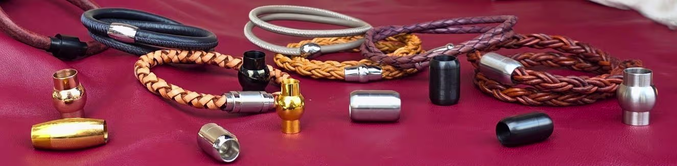Magnetic Clasps for Round Leather