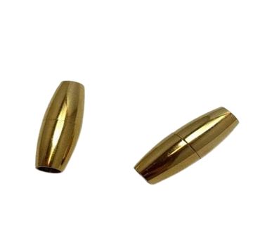 Steel Magnetic Clasp: MGST-03 3mm (gold)