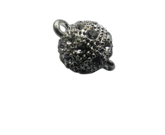 Magnetic Lock with Crystals - MG2-8mm-Silver