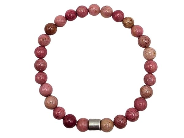 Rhyolite Gemstone Bracelet: Style-592 (6mm)