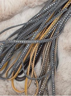 Nappa Leather Cords with Swarovski