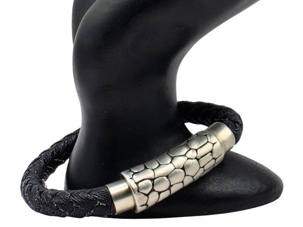 Round Braided Leather Bracelet - Style 463