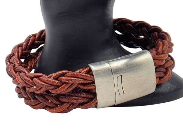 Hawaii Bolo Braided Leather Bracelet - Style 537