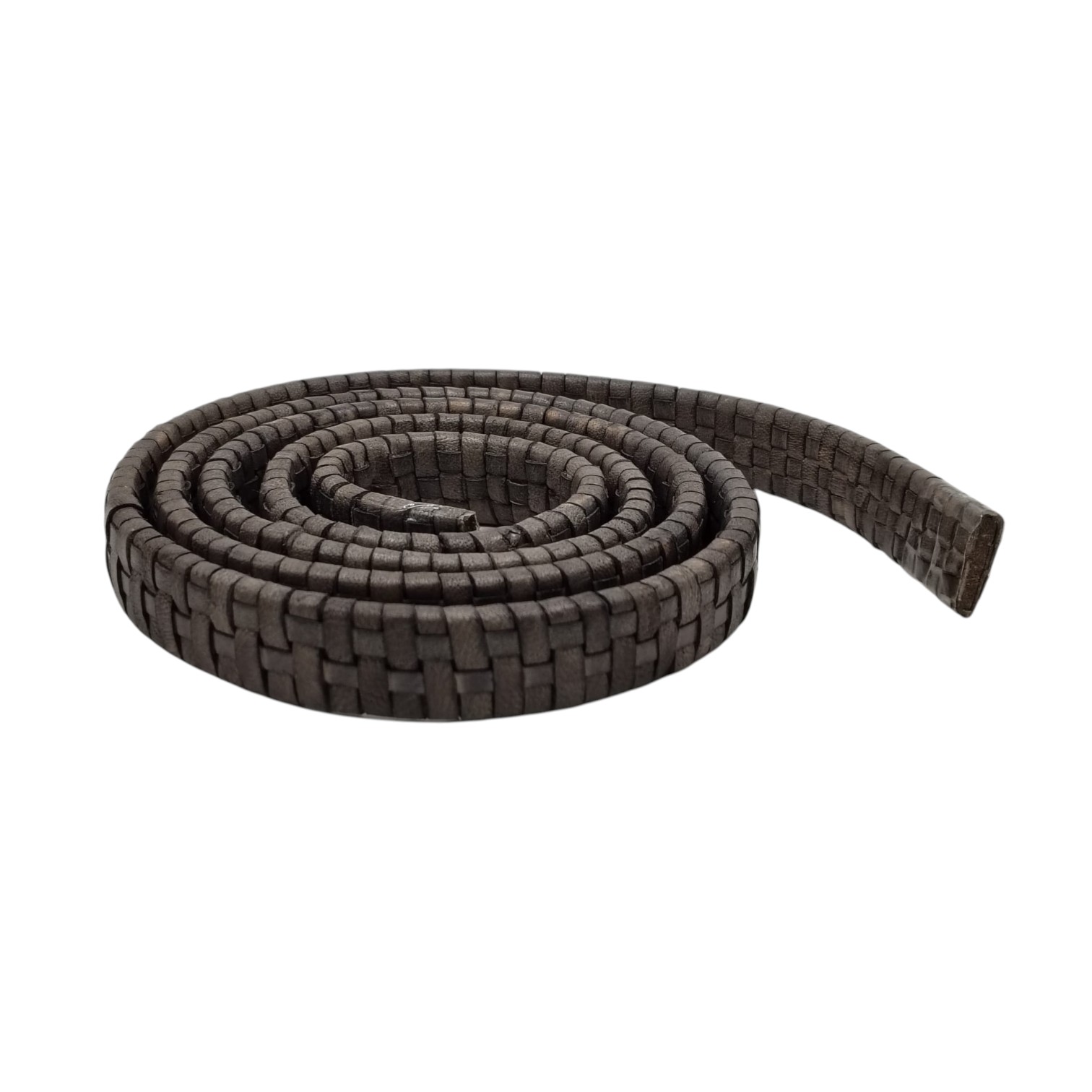 Oval Braided Carpet Style-15*4.5mm-Vintage Grey