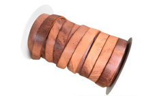 Cordini in pelle piatta italiana