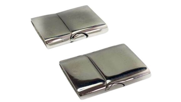 Steel Magnetic Clasp: MGST-32 12*6mm (steel)