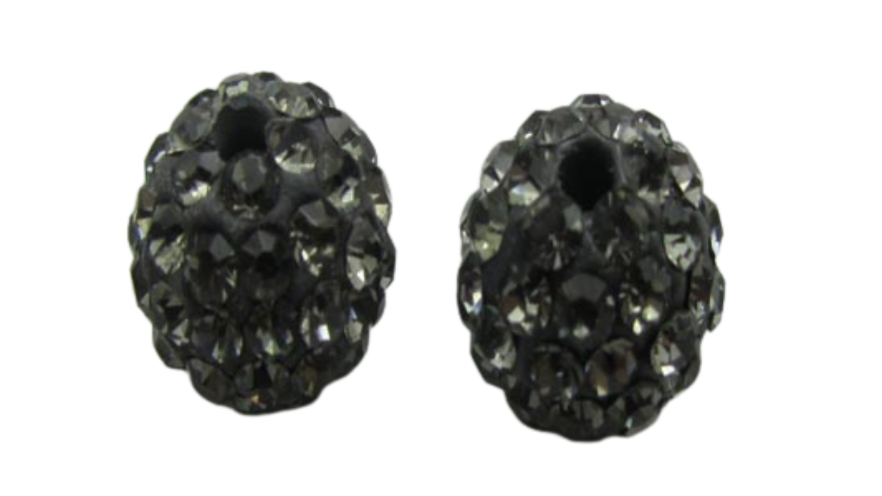 Shamballa-Bead-12mm-Smokey Quartz