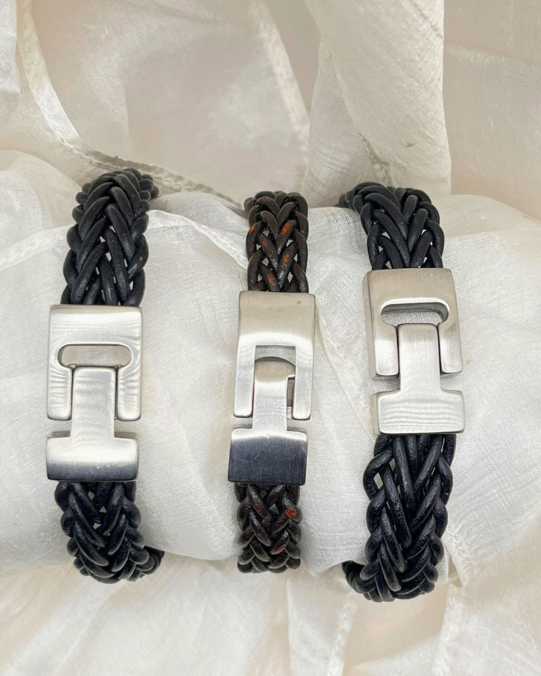 Tuscon Braided Leather Bracelet