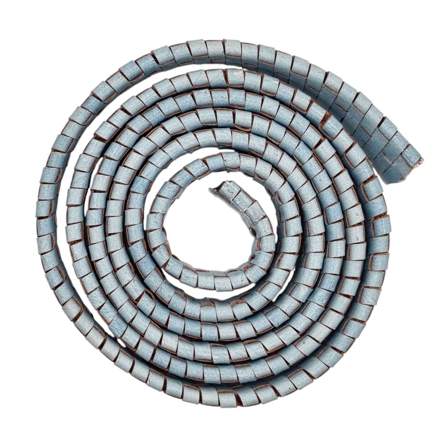 Oval Braided Carpet Style- 13,4*3,5-white base Blue