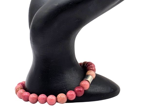 Rhyolite Gemstone Bracelet: Style-592 (6mm)