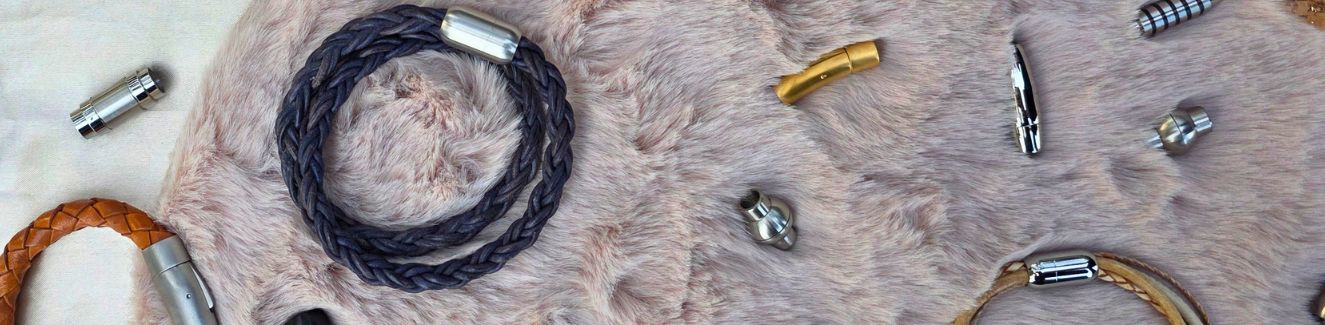 Cierres magnéticos para cuero plano