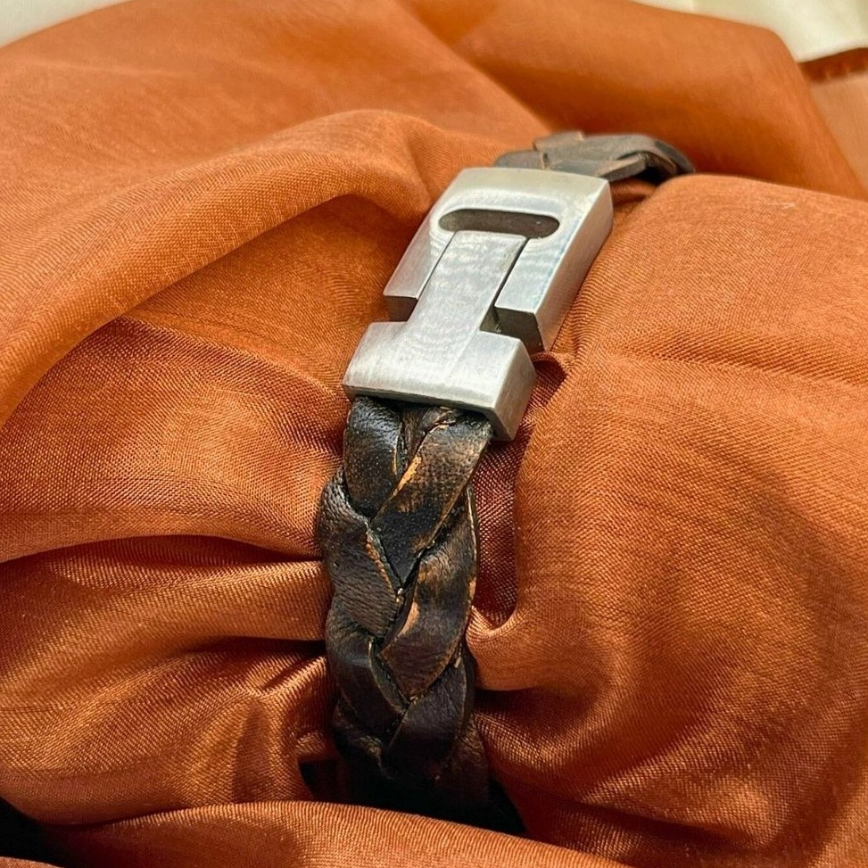 Choti Braided Leather Bracelet