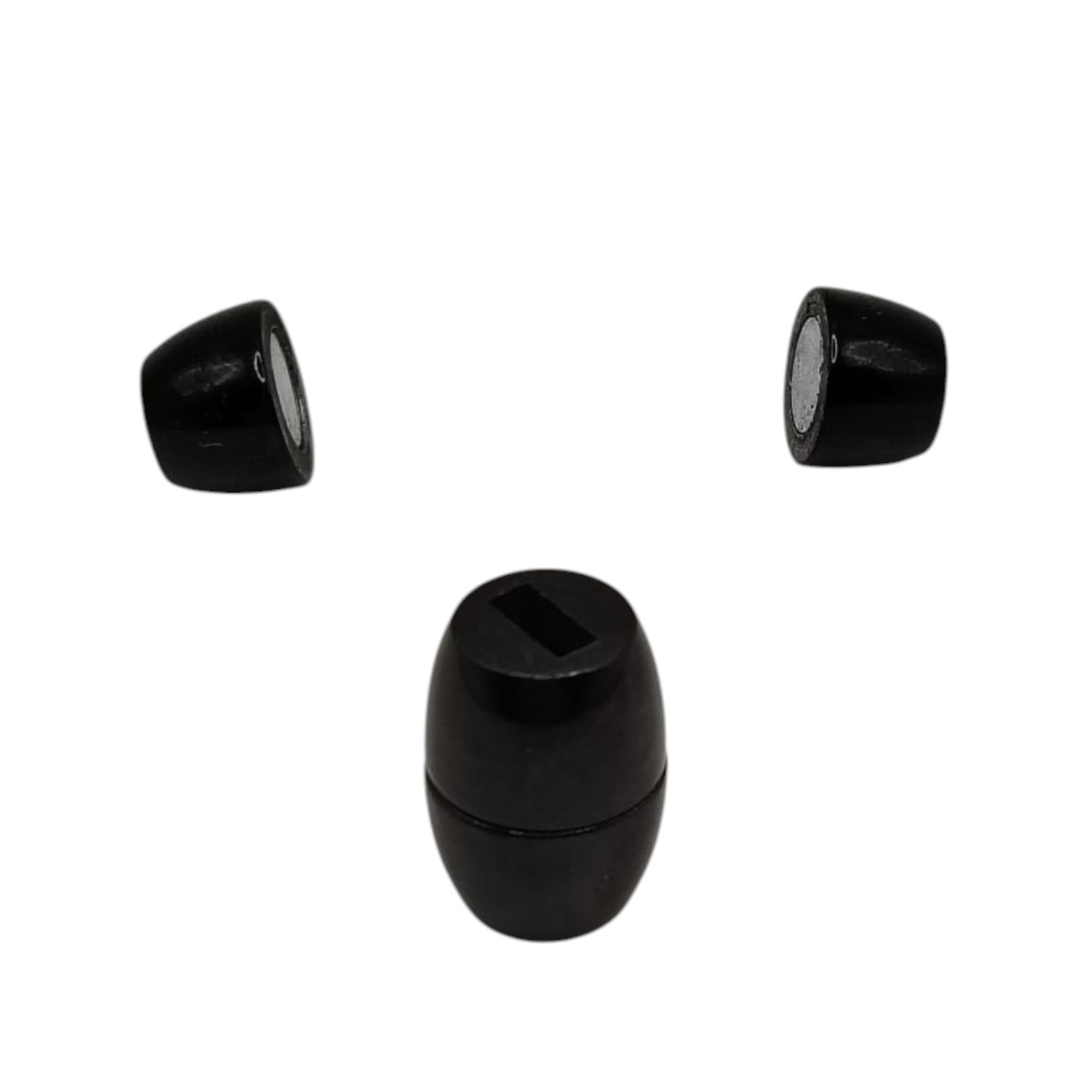 Stainless Steel Magnetic Clasp: MGST-44 5.2*2.3mm (Black)