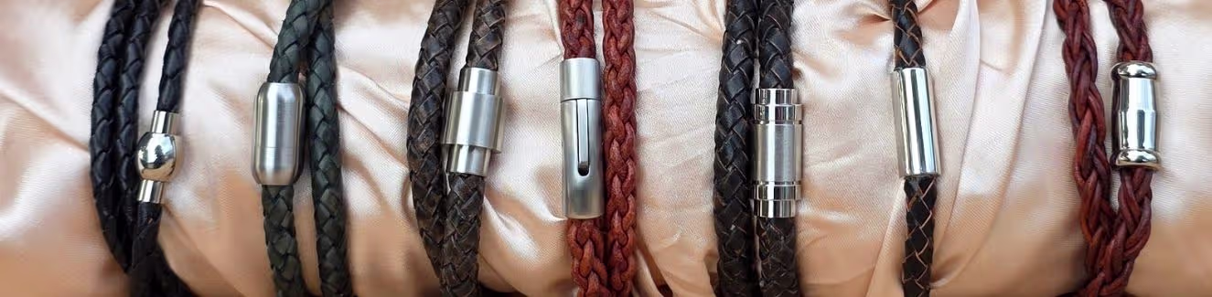 Magnetic Clasps for Round Leather