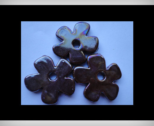 Flower-37mm-Brown