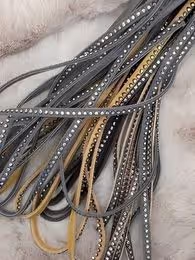 Nappa Leather Cords with Swarovski
