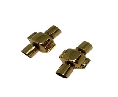 Stainless Steel snap locks: MGST-50 5mm (Gold)