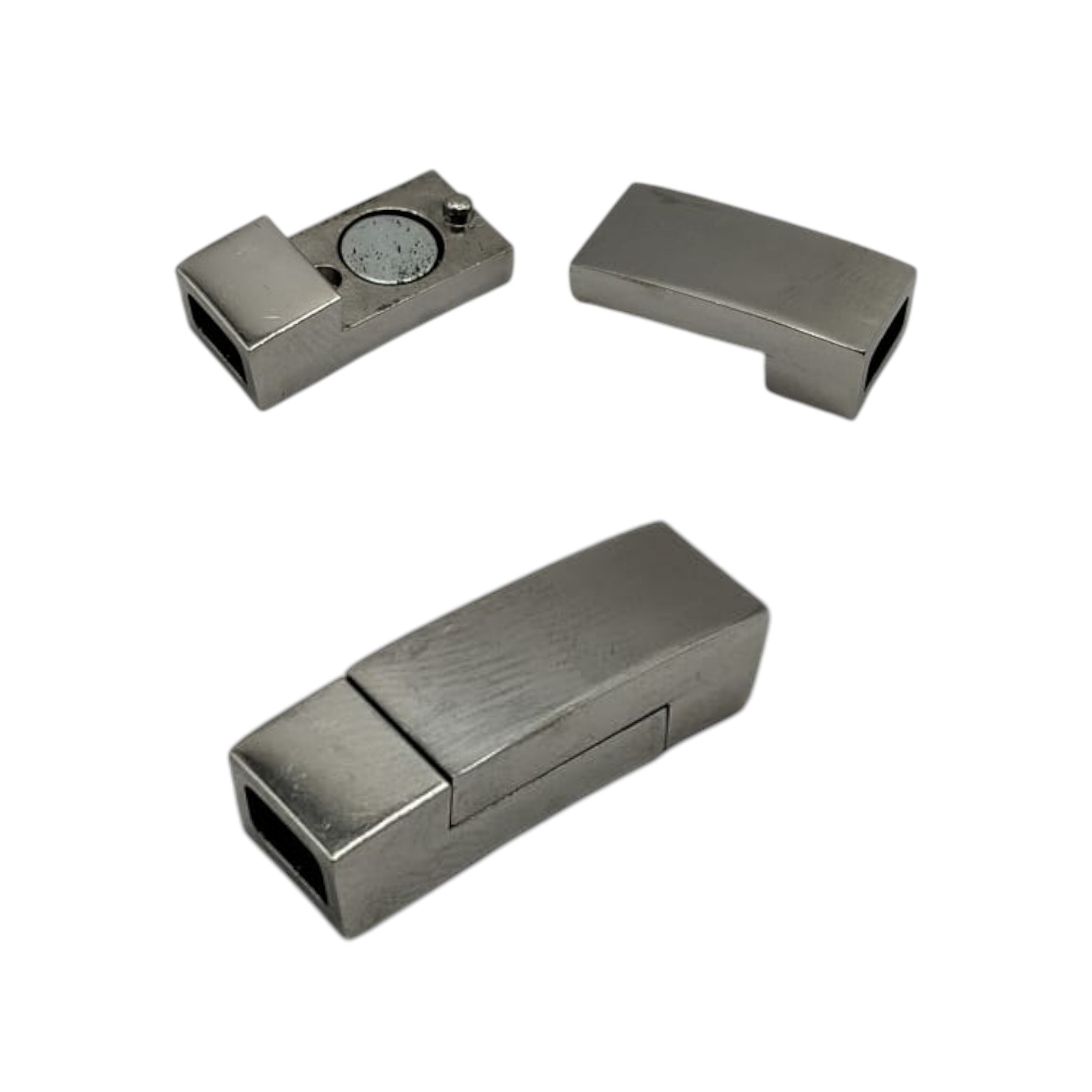 Stainless Steel Magnetic Clasp: MGST-102 5*3mm (Steel Matt)