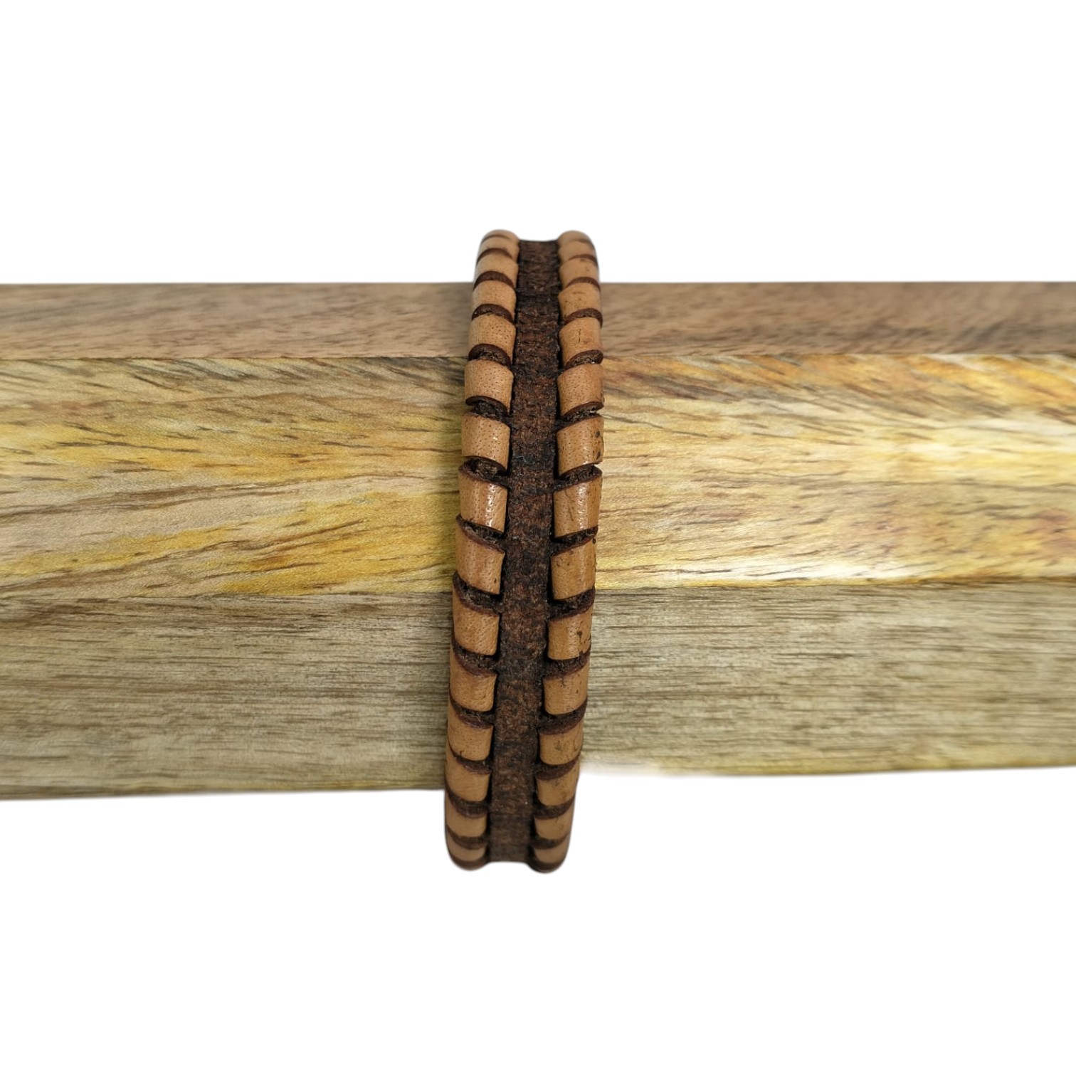 BRUGES BRAIDED STYLE - 11X6MM - TAN