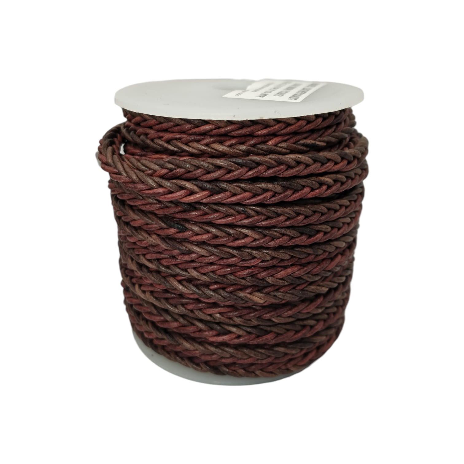 hawaii Braided Bolo cords - 6mm - Vintage Cognac