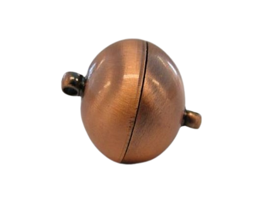 brass Magnetic clasp MG1-12mm-Shinny Copper
