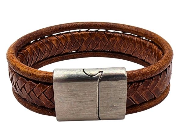 Combination Leather Bracelet - Style 197