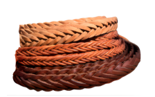Flat Braided Leather Cords
