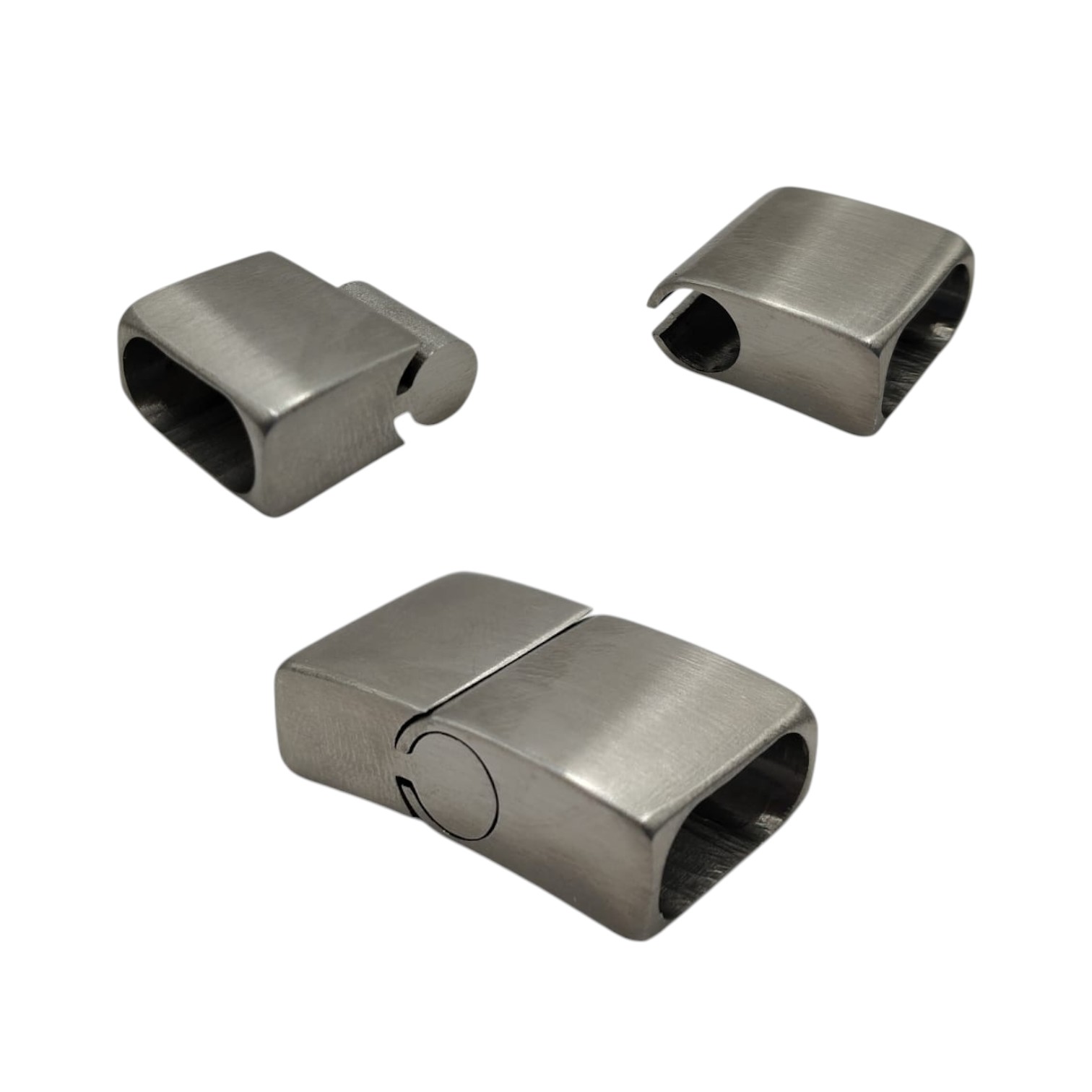 Stainless Steel Magnetic Clasp: MGST-32 6mm (Steel Matt)