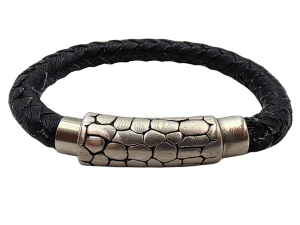 Round Braided Leather Bracelet - Style 463