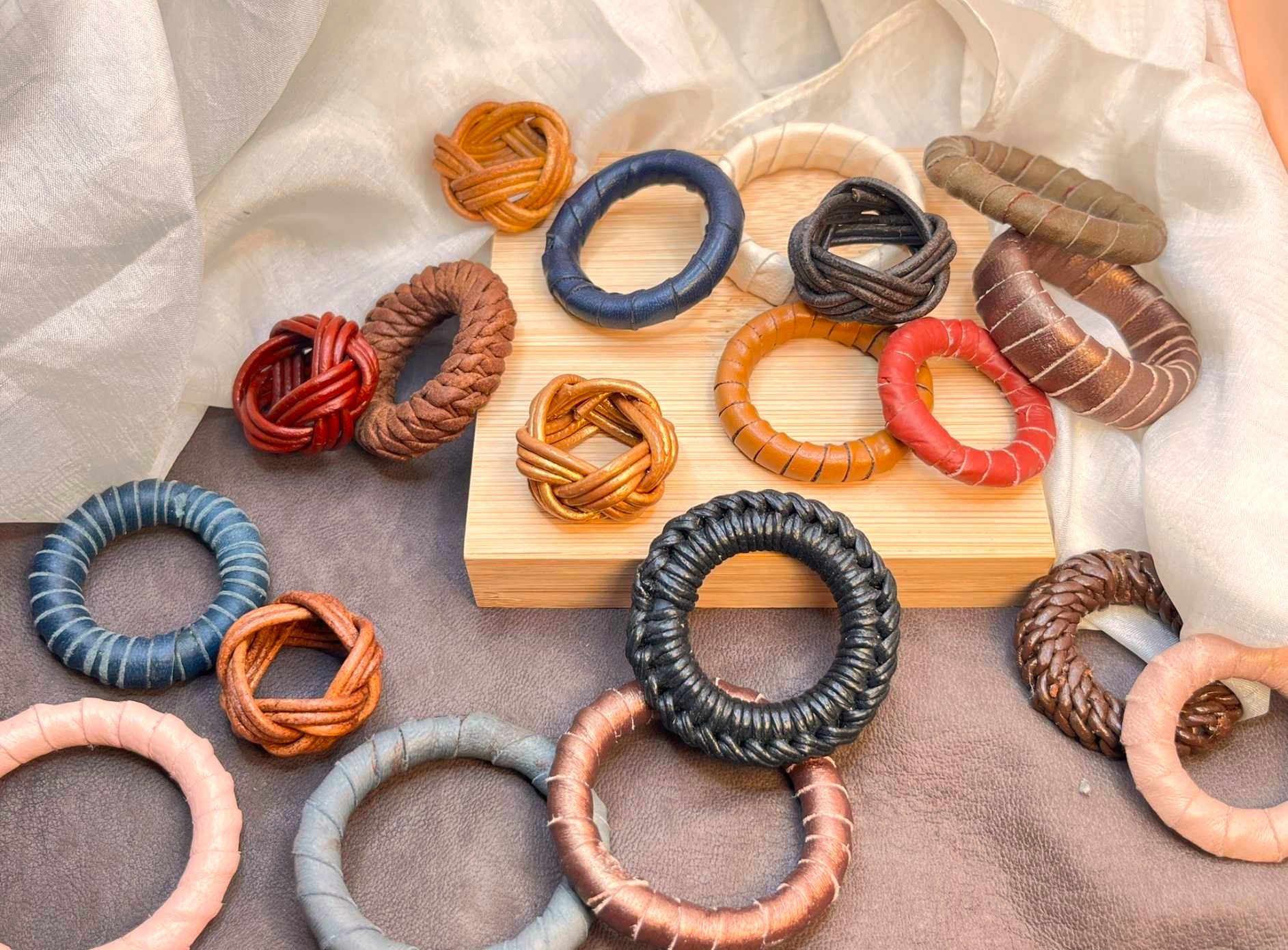 Leather Rings