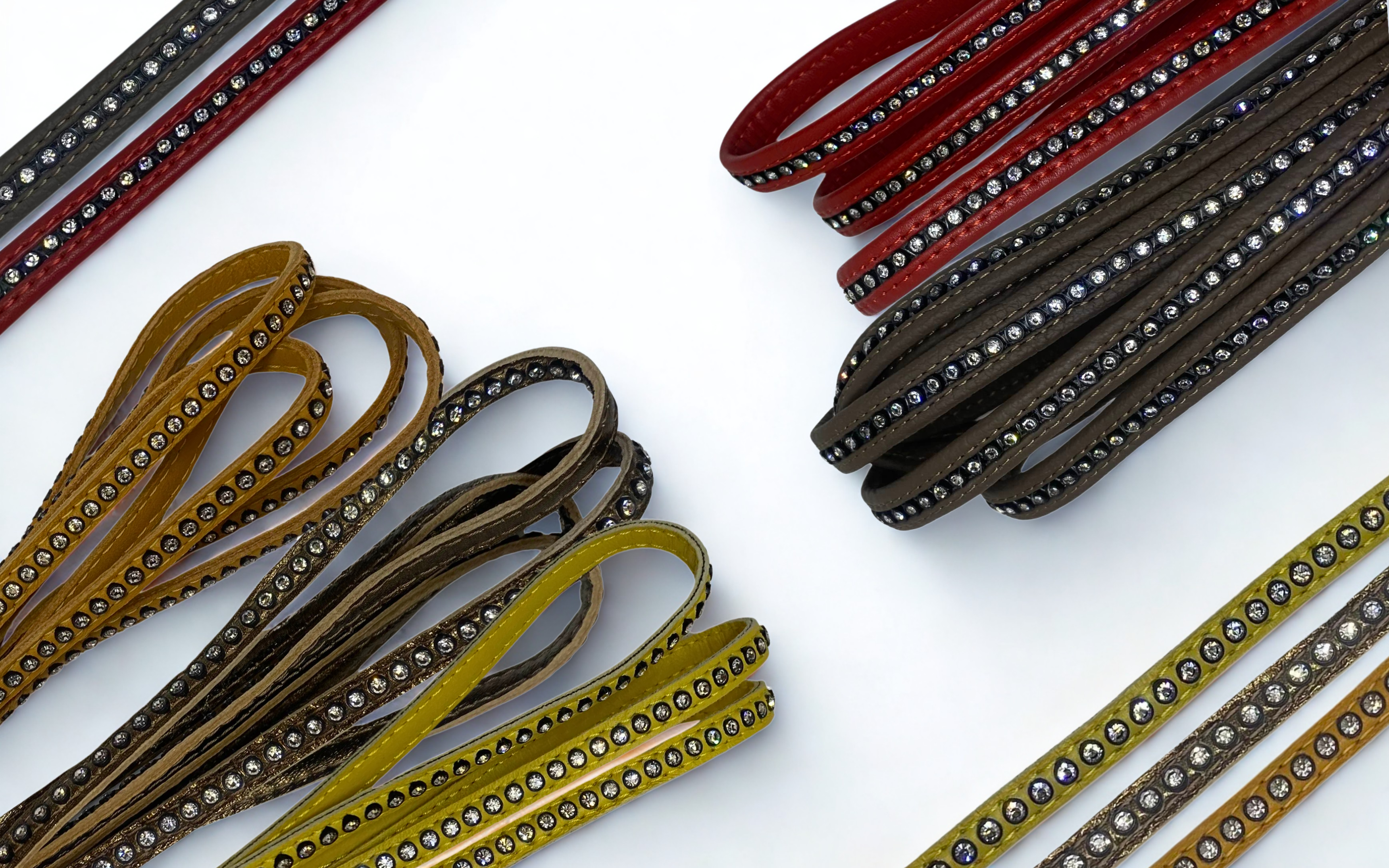 Nappa Leather Cords with Swarovski