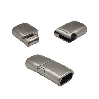 Stainless Steel Magnetic Clasp: MGST-262 8*4mm (Steel Matt)