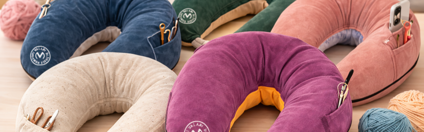 Variety of pillows