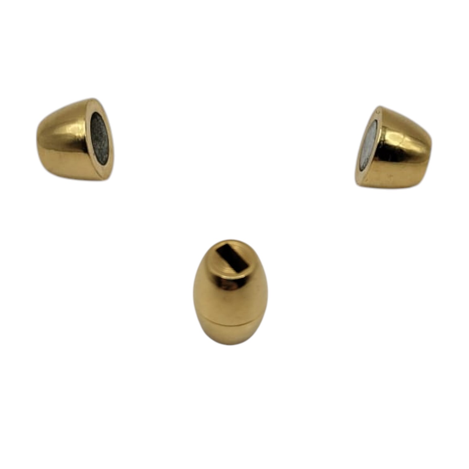 Stainless Steel Magnetic Clasp: MGST-44 5.2*2.3mm (Gold)